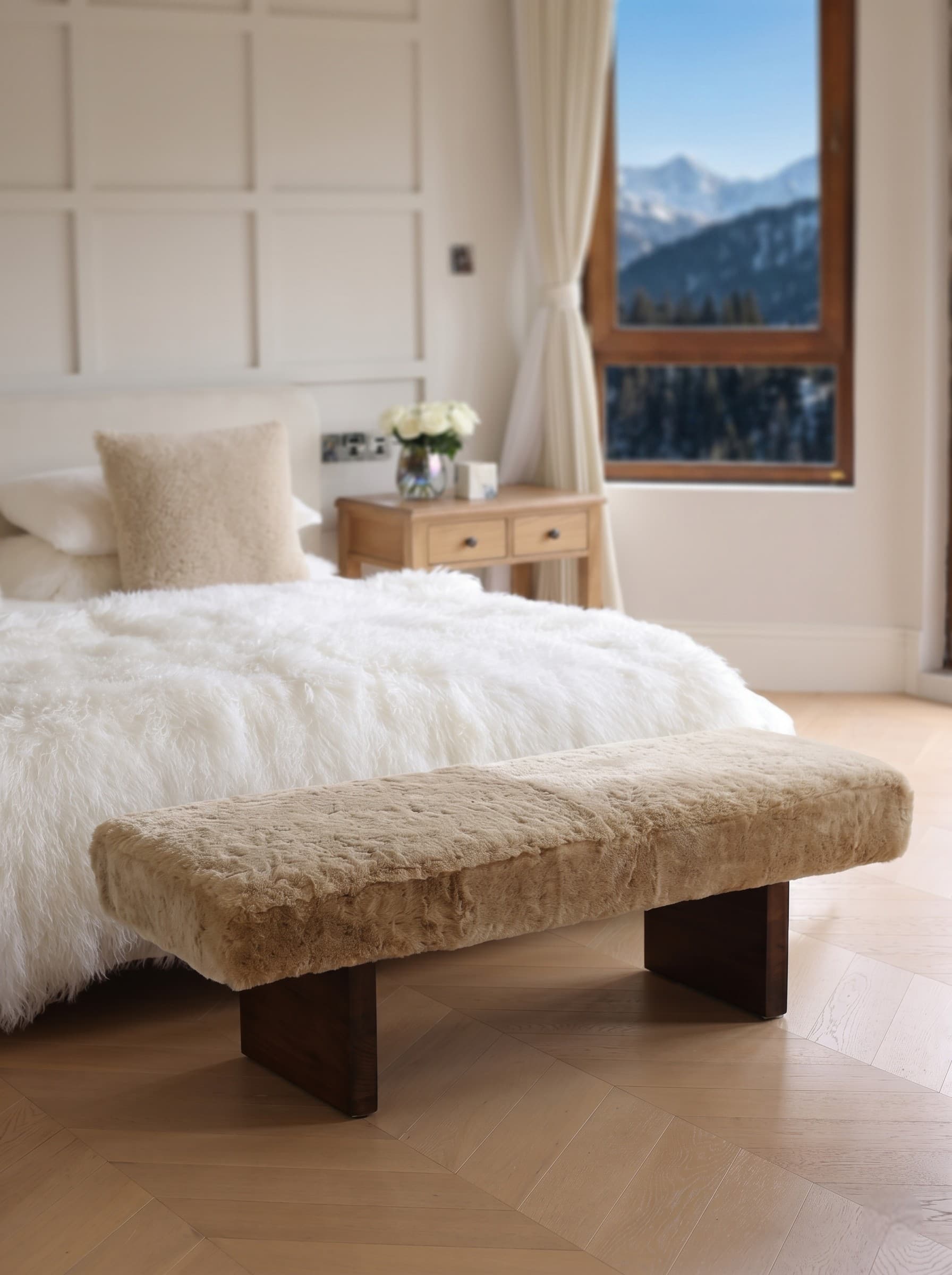 Banc Pontresina — 135 × 50 × 45 cm