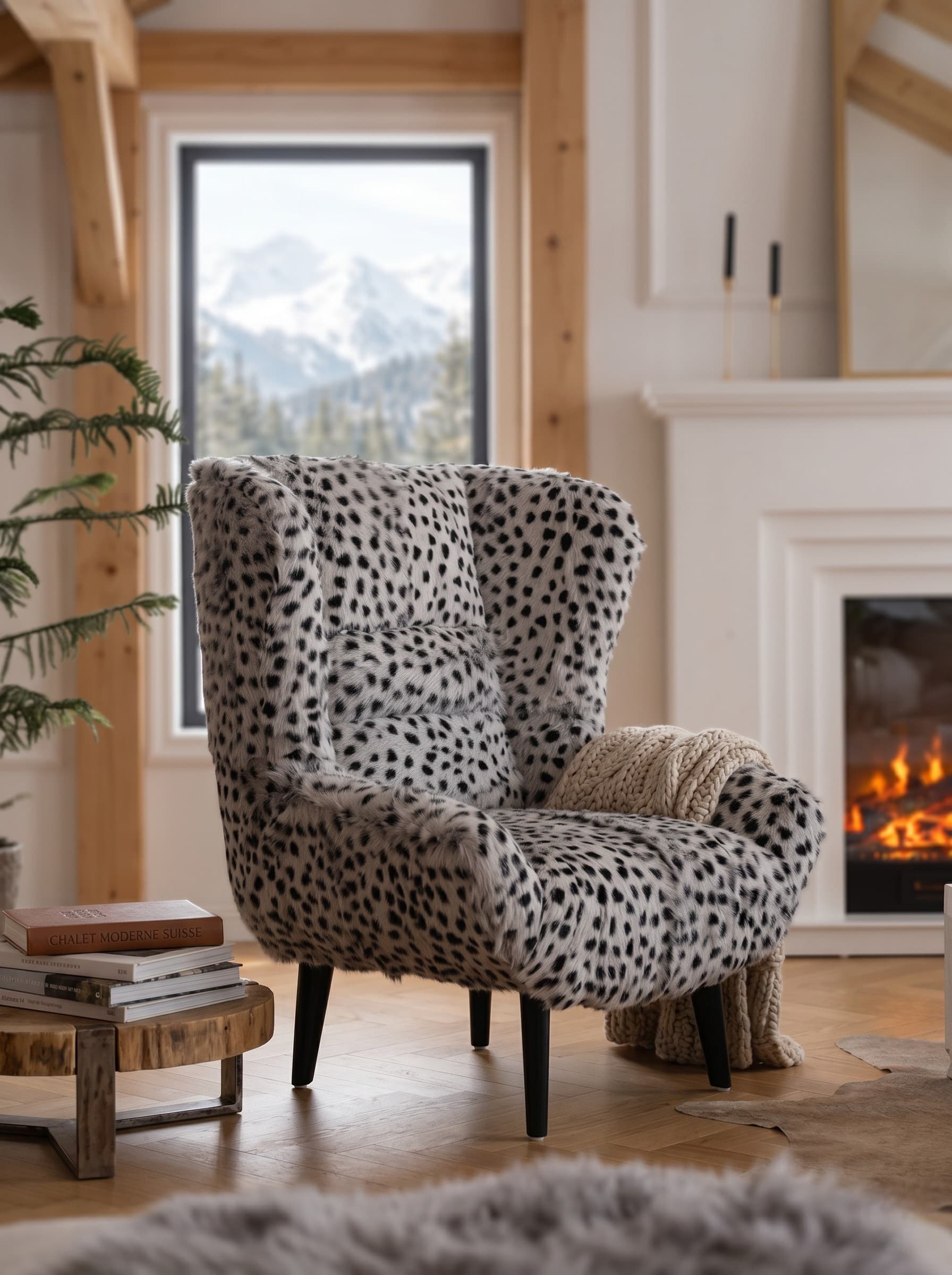 Fauteuil Zinal — 110 × 80 × 80 cm
