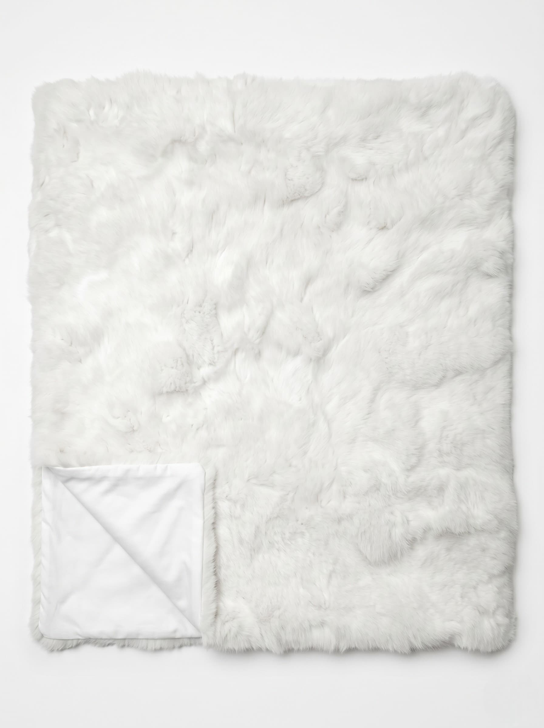 Plaid White 130 x 160cm
