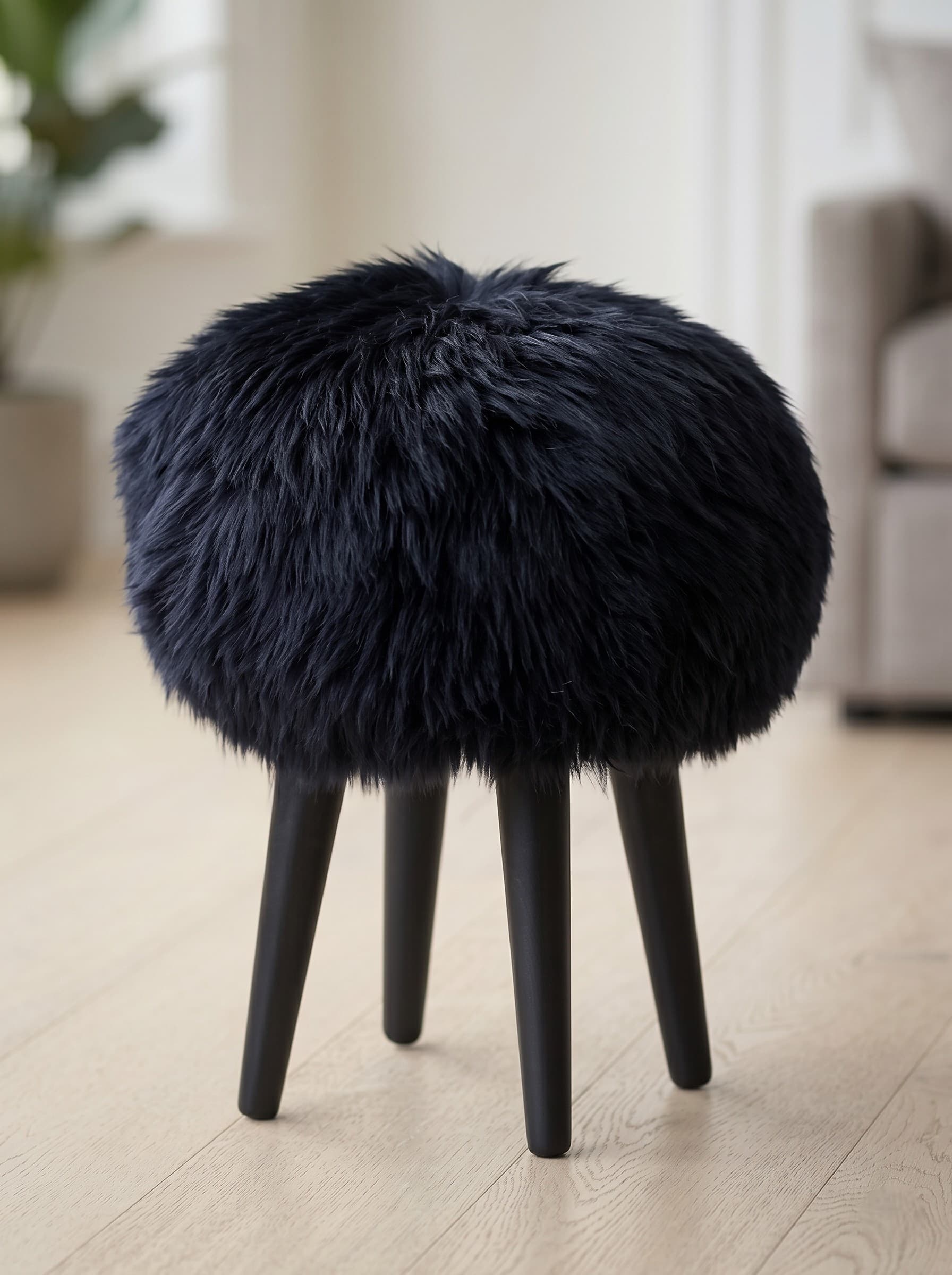 Tabouret Black 35 x 35 x 45cm