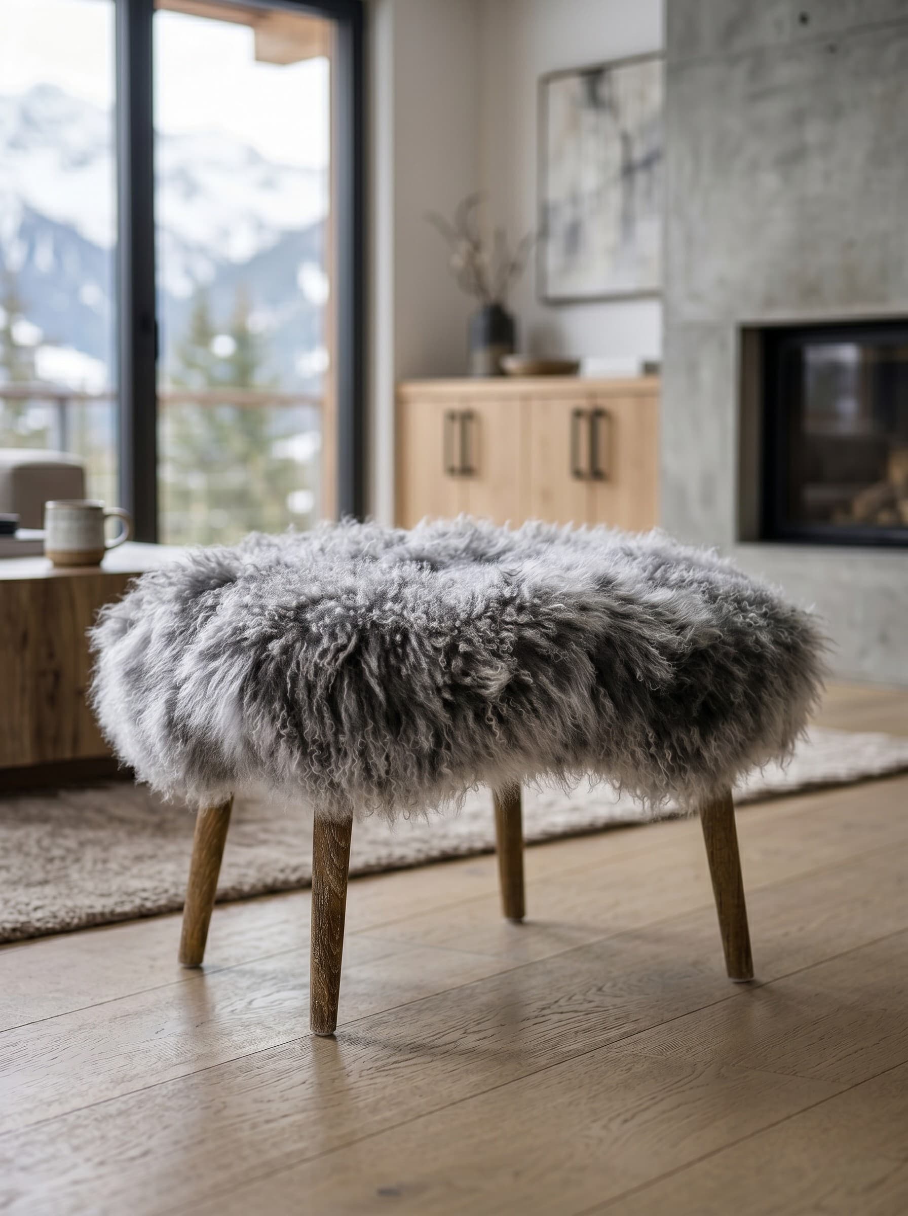 Tabouret Silvaplana — 65 × 55 × 45 cm