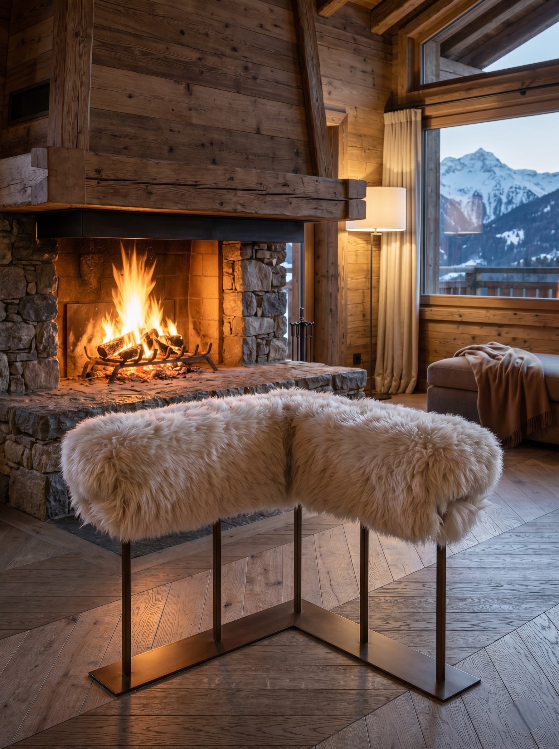 Tabouret Adelboden — 63 × 63 × 55 cm