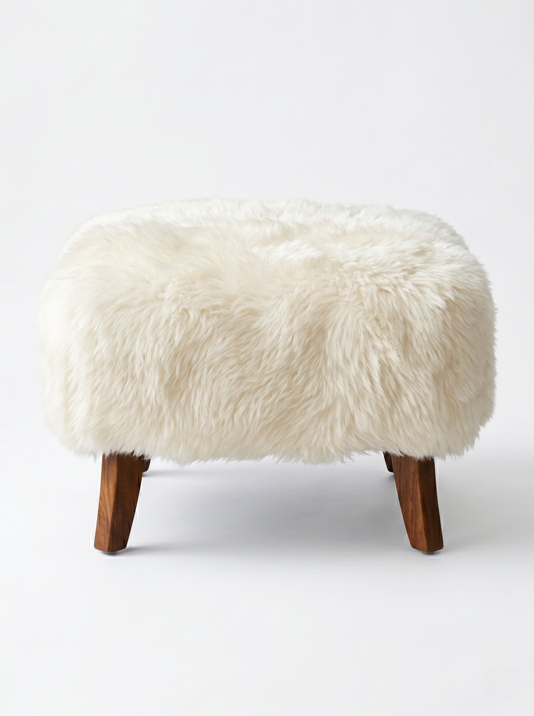 Tabouret en peau de mouton de Nouvelle-Zélande — seconde vue